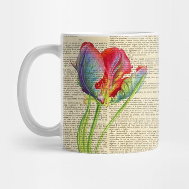 Botanical print - Tulip by redwitchart